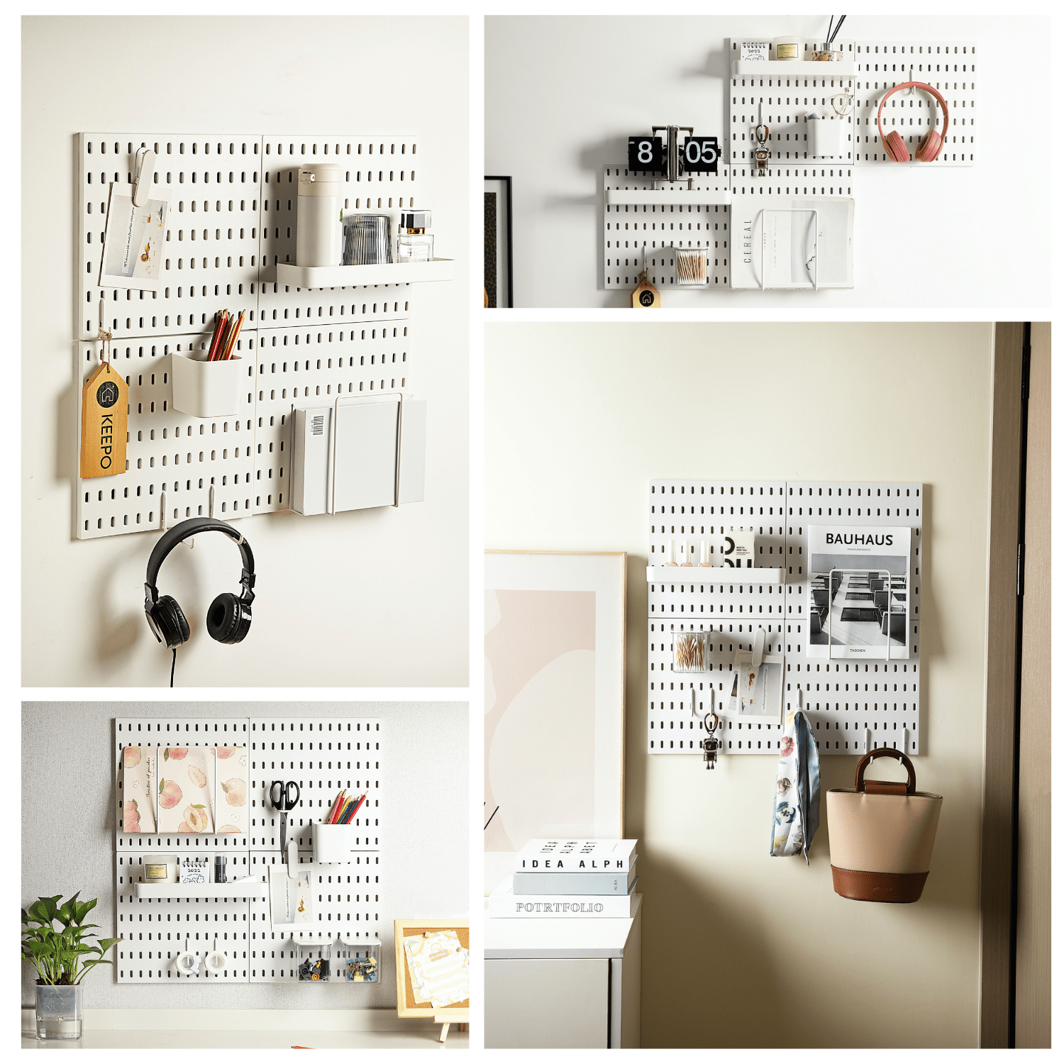 Large Metal Pegboard Wall Organizer Set Green/Gold - Hearth & Hand with Mag - Ta Large Metal Pegboard Wall Organizer Set Green/Gold - Hearth & Hand with Mag - Ta
